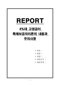 4퍼센트대 고정금리 특례보금자리론의 내용과 주의사항