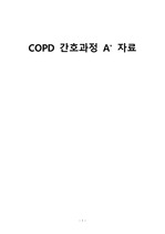COPD CASE STUDY 간호과정 간호진단 2개 A+ 자료