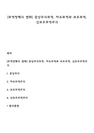 [무역정책의 변화] 중상주의무역, 자유무역과 보호무역, 신보호무역주의
