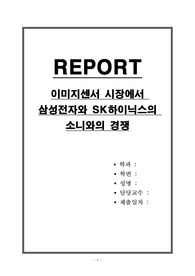 이미지센서 시장에서 삼성전자와 SK하이닉스의 소니와의 경쟁