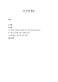 인간관계론  조하리 창을 활용하여 자신의 자아를 분석하고 원만한 인