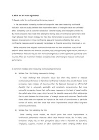 Essay Assignment_Alto_MBA_Coming up short on non-financial performance measurement