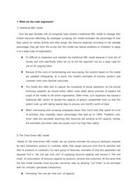 Essay Assignment_Alto_MBA_Traditional ABC model