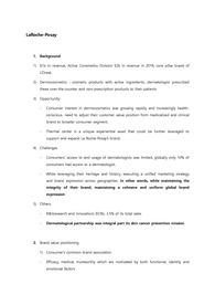 La Roche-Posay_Case Summary_Harvard Business School