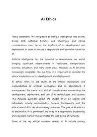 AI 윤리에 대한 영문 리포트