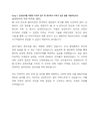 삼성전자 설비기술 합격 자기소개서