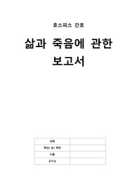 호스피스 간호, 삶과죽음에 관한 보고서(밀리언달러 베이비)