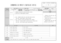 [수업지도안] 생활체육 중, 휘타구 수업지도안 2차시입니다. 특수학교 및 장애인 대상 지도안입니다.