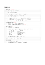 공조냉동기계기사-냉동공학