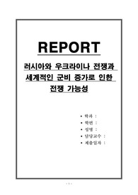 러시아와 우크라이나 전쟁과 세계적인 군비 증가로 인한 전쟁 가능성