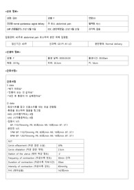 자궁수축과 관련된 급성통증