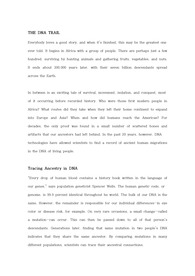 Reading Explorer4 (3rd edition) UNIT5A. THE DNA TRAIL