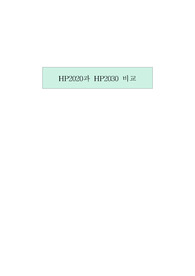 HP2020과 HP2030 비교