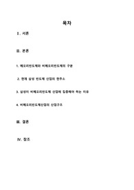 (경영전략론)삼성 반도체산업의 구조 및 현주소