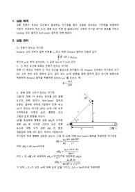 [일반물리학실험] 전류에 의한 자기강