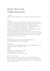 조현병 간호과정