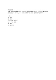 자신의 일상생활 속에서 경험하거나 관찰한 내용과 관련있는 수업시간에 배운 학습의 원리들을 찾아 설명하고