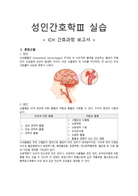 성인간호학_신경계 case study(진단과 과정 2가지)_비효과적 뇌조직 관류의 위험, 감염의 위험