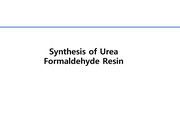 Synthesis of Urea Formaldehyde Resin 발표자료 [A+]