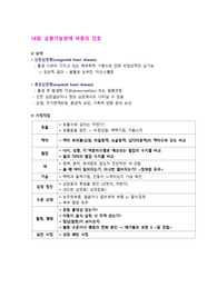 [아동간호학 핵심 요점정리] 순환기능장애 아동의 간호 A+++ 자료
