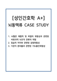 [A+] 뇌동맥류 케이스스터디(비효과적 뇌조직 관류의 위험, 감염위험성, 기도흡인위험성)