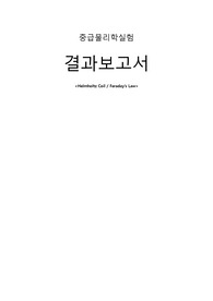 아주대학교 중급물리학실험(현대물리학실험)결과 보고서 Helmholtz Coil, Faraday&#039;s Law