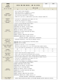 만2세 3월5주 놀이중심 일지 (평가제A)