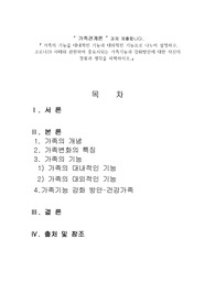 가족의 기능을 대내적인 기능과 대외적인 기능으로 나누어 설명하고, 코로나19 사태와 관련하여 중요시되는 가족기능과 강화방안에 대한 자신의 경험과 생각을 피력하시오.