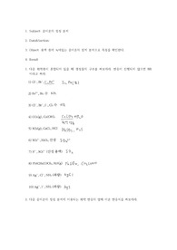 일반화학실험2 음이온의 정성 분석 실험 결과 보고서(A+)