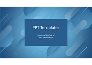블루 동적 고급 PPT 템플릿 다이어그램 그래픽 타입 flow 차트 아이콘