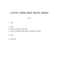 노인주택 노후화에 대비한 현실적인 대처방안