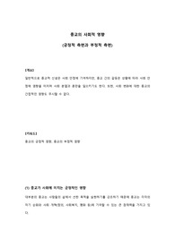 종교의 사회적 영향