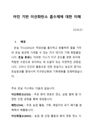 아민 기반 이산화탄소 흡수제에 대한 이해