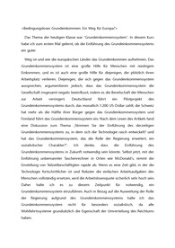 기본소득재에 관한 자신의 의견 in German (Deutsch)