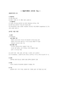 내분비계 구조와 기능 정리