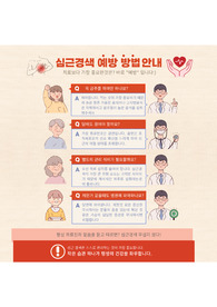 심근경색예방교육자료 (심근경색, 협심증) 응급실실습 케이스 스터디 교육자료 팜플렛(팸플릿)