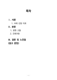 제왕절개 케이스스터디 (간호진단 3개, 간호과정 3개)
