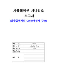 COPD시뮬레이션 시나리오