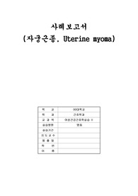 자궁근종 케이스스터디 -진단3개-