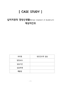 A+ 성인간호 십이지장 간호과정입니다.