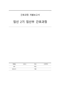 A+ 임산부 인터뷰 간호과정, 임신 2기 임산부 간호과정 , 모성간호학 간호과정