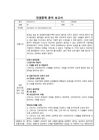 응급실 인권문제 분석 기록지