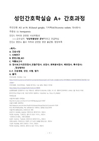[A+성인실습 간호과정]낙상위험성(강추), 영양불균형(주증상- hemiparesis). 과학적근거O