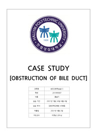 성인간호  담도폐쇄 케이스 간호진단9개 및 간호과정 2개