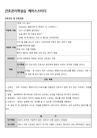 [간호관리학실습] 참고용 케이스스터디 과다한 업무량과 관련된 과도한 스트레스 수준_간호계획o간호과정x