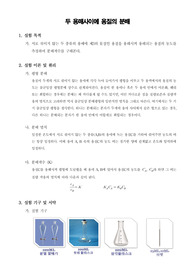 [물리화학실험]두 용매사이에 용질의 분배