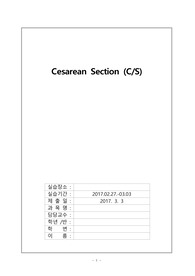 분만실 케이스 스터디 (여성간호학) 간호과정 2개/간호진단 2개 A+맞은 케이스