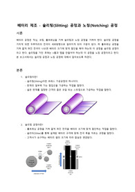 [보고서]배터리제조_슬리팅과 노칭 공정