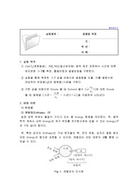 용해열 측정 예비 레포트(A+)