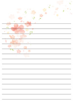 굿노트 편지지 PDF - 벚꽃 Cherry blossom 사쿠라
